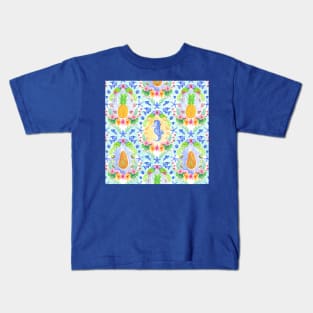 Tropical Damask Kids T-Shirt